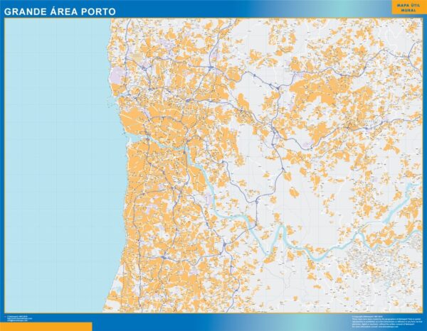 Carte Porto Grande Area plastifiée