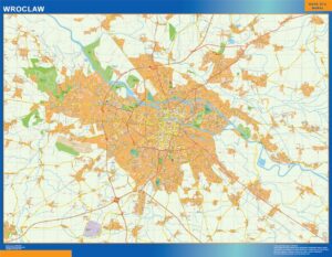 Carte Wroclaw Pologne