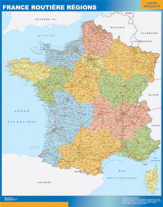 Carte Plastifiée France Magnétique